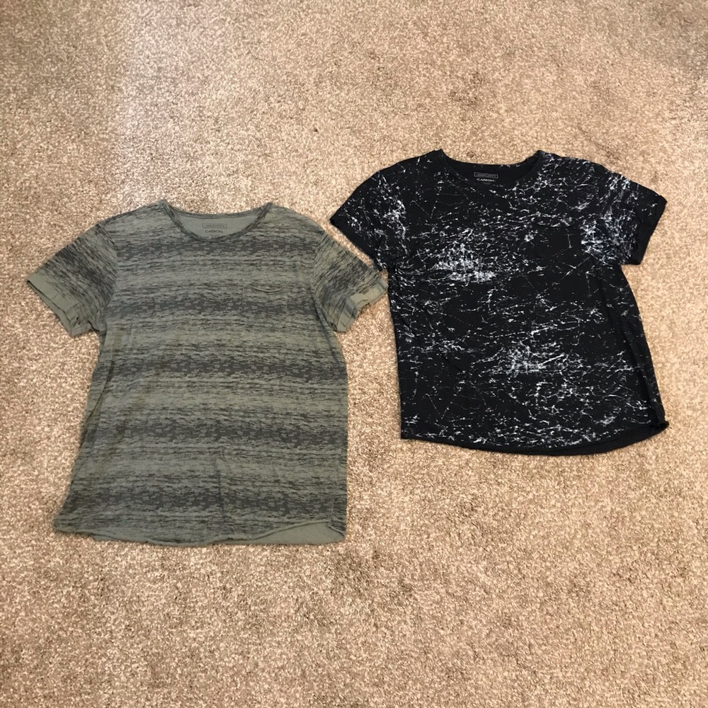 (2) Men’s Carbon T-shirts - Size Large